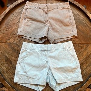Two pairs of Jcrew chinos